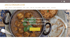 Desktop Screenshot of angloindianchef.co.uk